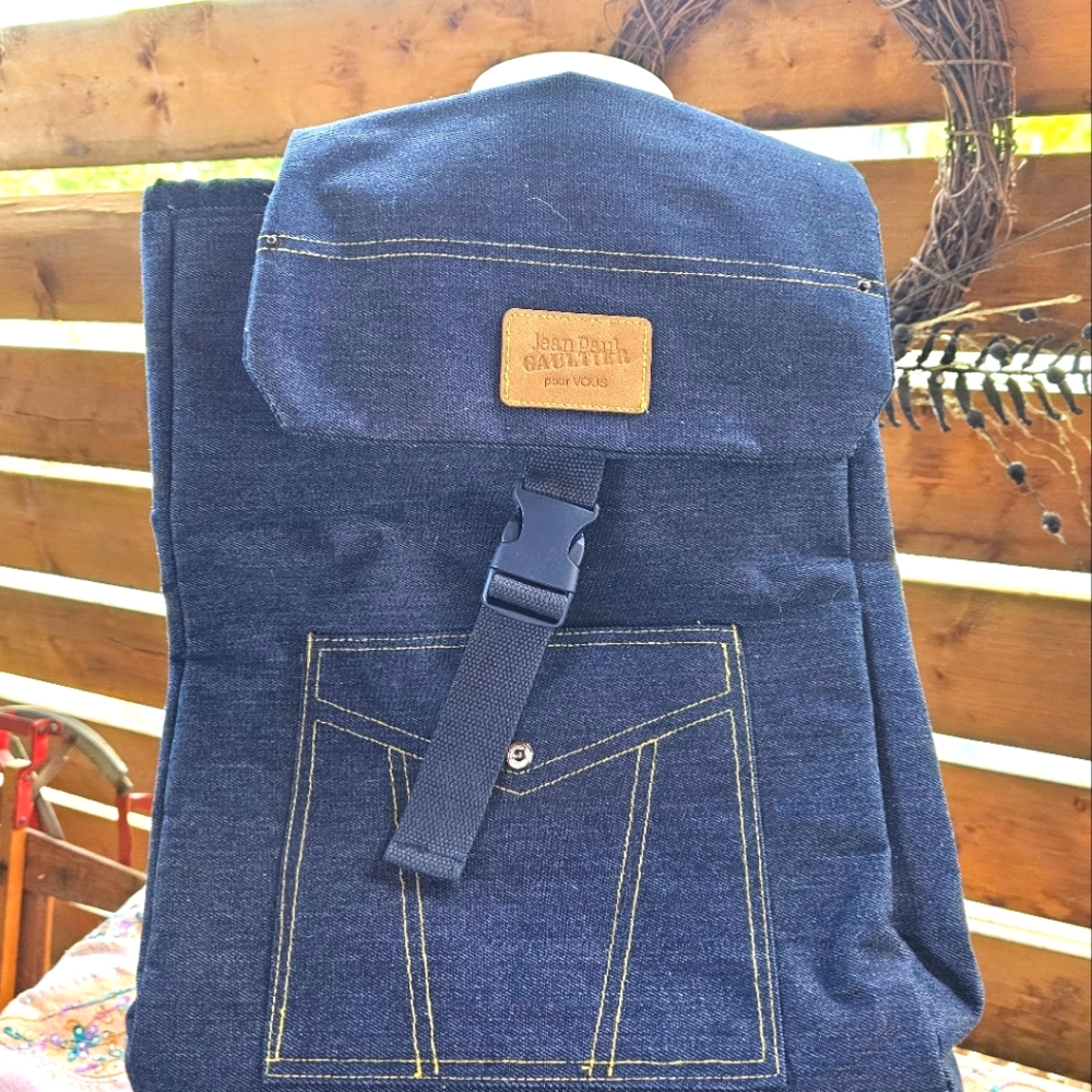 Jean Paul Gaultier Denim Backpack
